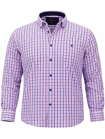 Chemise homme grande taille classique coupe droite CALISSI Doublissimo