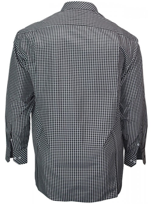 Chemise homme grande taille à carreaux coupe droite QUADRO Doublissimo - Kiabi