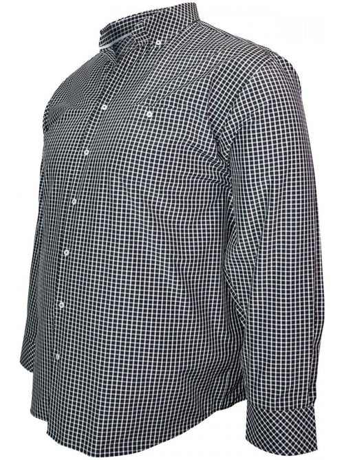 Chemise homme grande taille à carreaux coupe droite QUADRO Doublissimo - Kiabi Chemise homme grande taille à carreaux coupe droite QUADRO Doublissimo - Kiabi