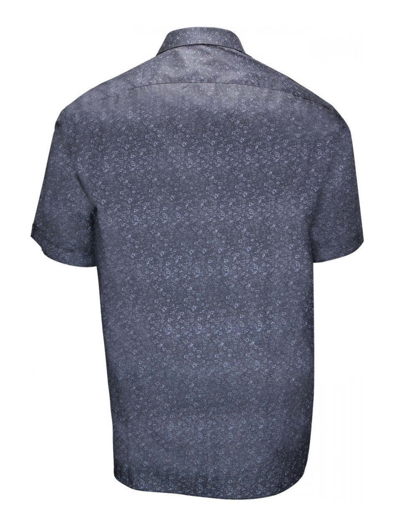 Chemise homme grande taille à fleur coupe droite LOCKINVER Doublissimo Noir , 45,46 2XL Noir - Kiabi