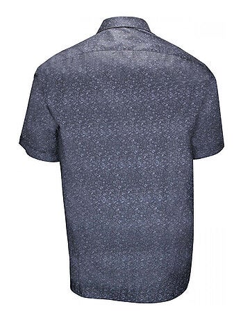 Chemise homme grande taille à fleur coupe droite LOCKINVER Doublissimo