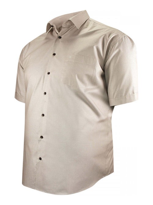 Chemise homme grande taille à motifs coupe droite SUBLIMO Doublissimo Bleu marine , 47,48 3XL - Kiabi