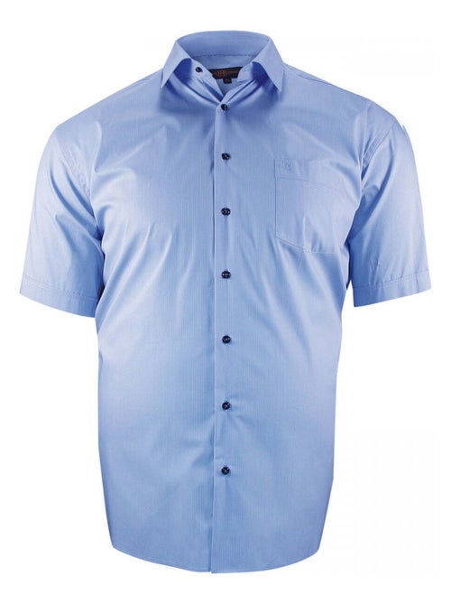 Chemise homme grande taille à motifs coupe droite SUBLIMO Doublissimo Gris , 47,48 3XL - Kiabi