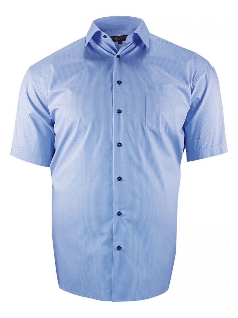 Chemise homme grande taille à motifs coupe droite SUBLIMO Doublissimo Gris - Kiabi