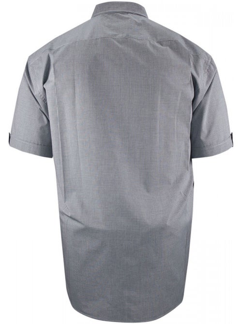 Chemise homme grande taille à motifs vichy coupe droite PIASTRE Doublissimo - Kiabi