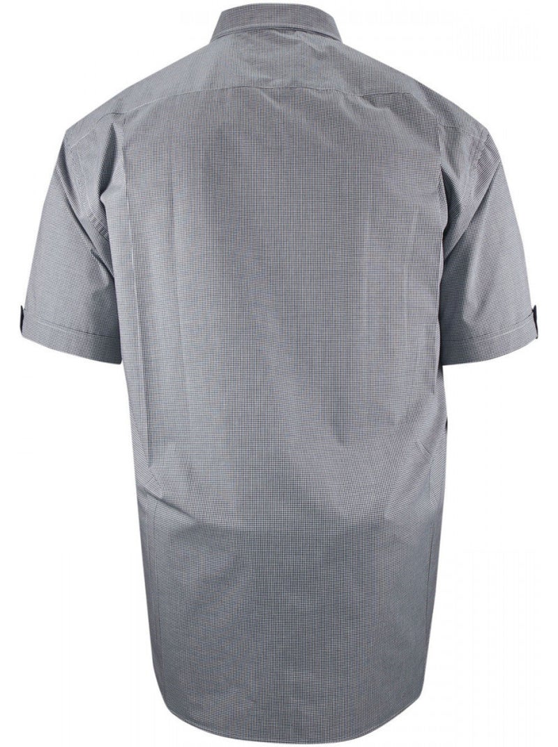 Chemise homme grande taille à motifs vichy coupe droite PIASTRE Doublissimo Bleu - Kiabi