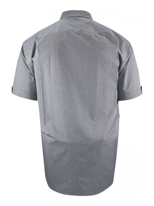 Chemise homme grande taille à motifs vichy coupe droite PIASTRE Doublissimo Noir , 45,46 2XL - Kiabi