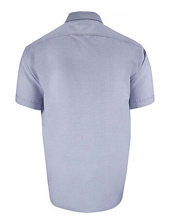 Chemise homme grande taille à tissu armuré coupe droite QUOTIDIANO Doublissimo Rouge , 51,52 5XL