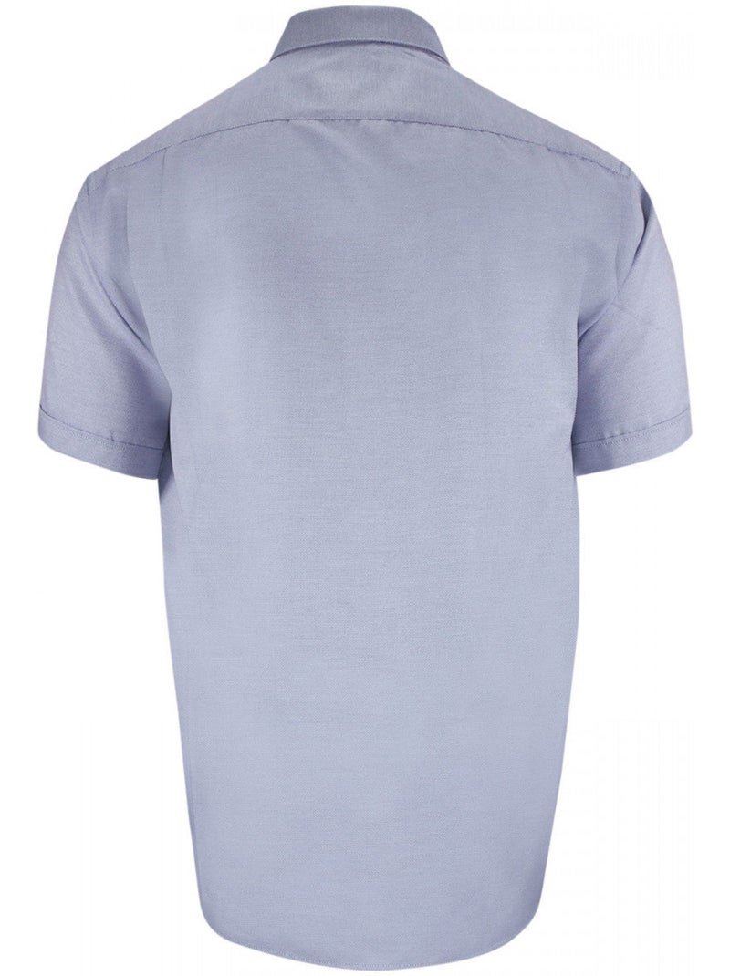 Chemise homme grande taille à tissu armuré coupe droite QUOTIDIANO Doublissimo Gris - Kiabi