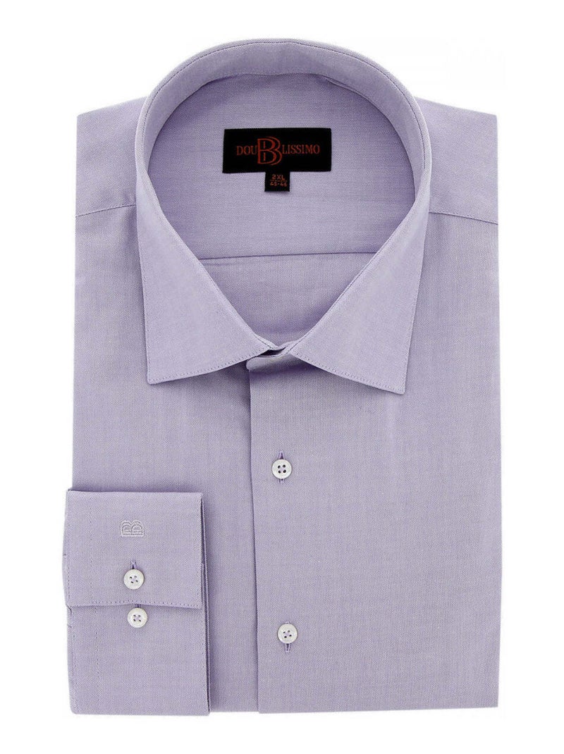 Chemise homme grande taille classique coupe droite CALISSI Doublissimo Bleu , 47,48 3XL Bleu - Kiabi