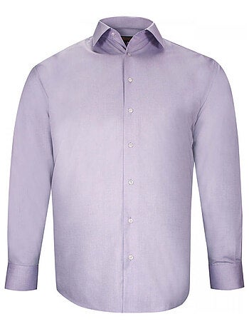 Chemise homme grande taille classique coupe droite CALISSI Doublissimo
