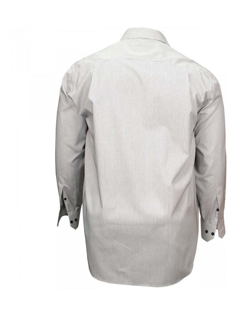 Chemise homme grande taille classique coupe droite JOHN Doublissimo Blanc , 45,46 2XL Blanc - Kiabi