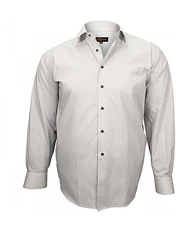 Chemise homme grande taille classique coupe droite JOHN Doublissimo
