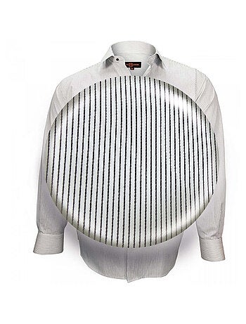 Chemise homme grande taille classique coupe droite JOHN Doublissimo