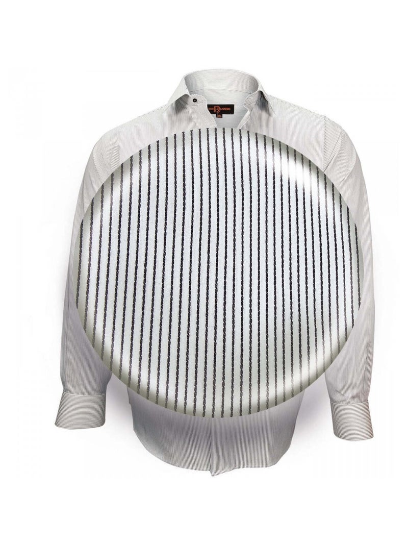 Chemise homme grande taille classique coupe droite JOHN Doublissimo Bleu - Kiabi
