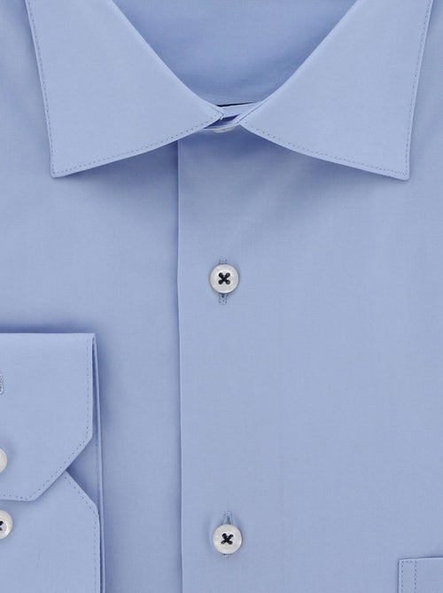 Chemise homme grande taille classique coupe droite LAVORO Doublissimo Blanc , 45,46 2XL - Kiabi