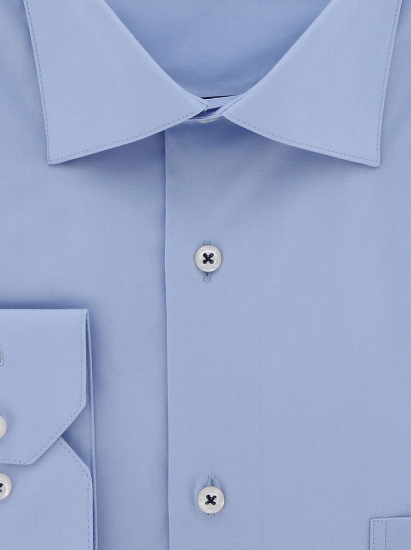 Chemise homme grande taille classique coupe droite LAVORO Doublissimo Bleu , 49,50 4XL Bleu - Kiabi