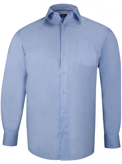 Chemise homme grande taille classique coupe droite LAVORO Doublissimo - Kiabi
