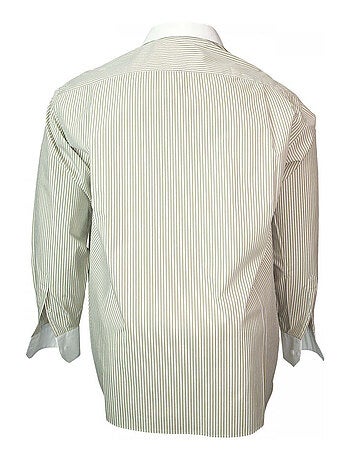 Chemise homme grande taille col blanc coupe droite SMART Doublissimo Beige , 45,46 2XL