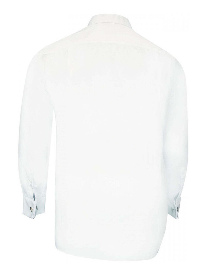 Chemise homme grande taille COL CASSE coupe droite Doublissimo Blanc , 47,48 3XL Blanc - Kiabi