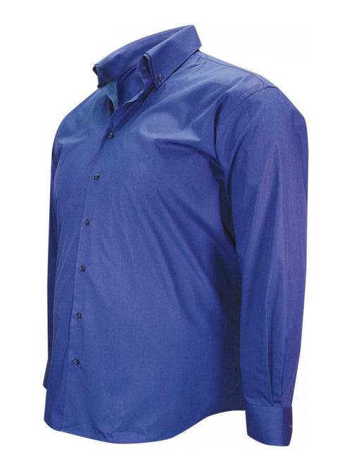 Chemise homme grande taille double col coupe droite VESUVIO Doublissimo Marron , 45,46 2XL - Kiabi