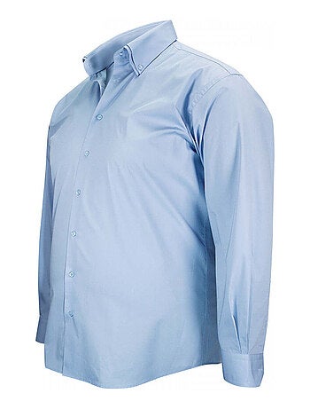 Chemise homme grande taille double col coupe droite VESUVIO Doublissimo Blanc , 45,46 2XL