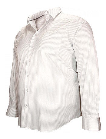 Chemise homme grande taille double fil 120,2 coupe droite BRISTOL Doublissimo