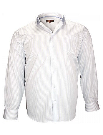 Chemise homme grande taille double fil 120,2 coupe droite BRISTOL Doublissimo