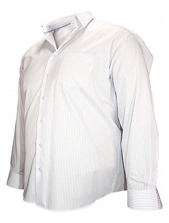 Chemise homme grande taille double fil 120,2 coupe droite BRISTOL Doublissimo