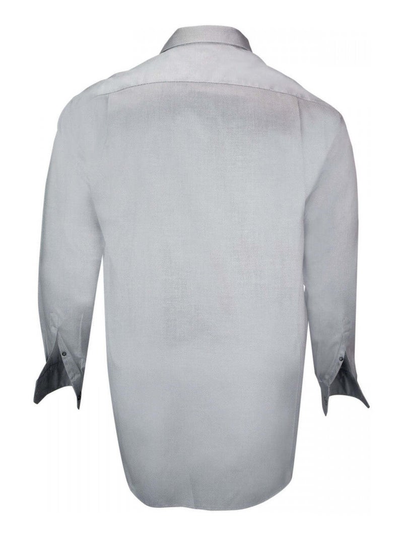 Chemise homme grande taille double fil coupe droite DIAGONAL Doublissimo Gris , 53,54 6XL Gris - Kiabi