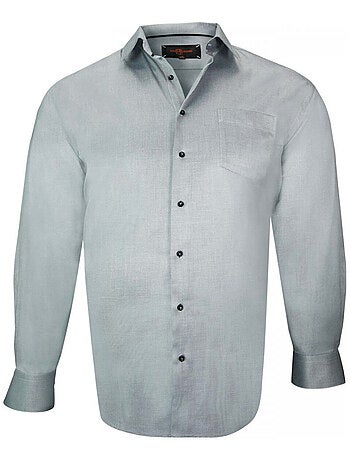 Chemise homme grande taille double fil coupe droite DIAGONAL Doublissimo