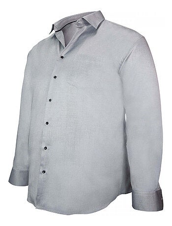 Chemise homme grande taille double fil coupe droite DIAGONAL Doublissimo