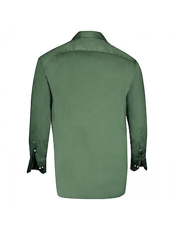 Chemise homme grande taille en coton coupe droite STANLEY Doublissimo Marron , 45,46 2XL