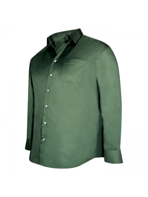 Chemise homme grande taille en coton coupe droite STANLEY Doublissimo Bleu roi , 47,48 3XL - Kiabi