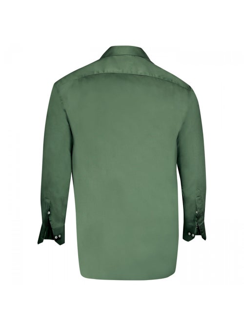 Chemise homme grande taille en coton coupe droite STANLEY Doublissimo Bleu roi , 47,48 3XL - Kiabi