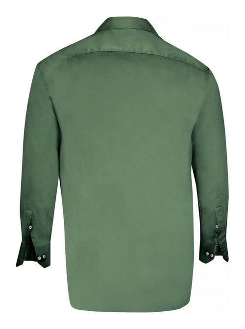 Chemise homme grande taille en coton coupe droite STANLEY Doublissimo Marron , 45,46 2XL - Kiabi