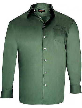 Chemise homme grande taille en coton coupe droite STANLEY Doublissimo