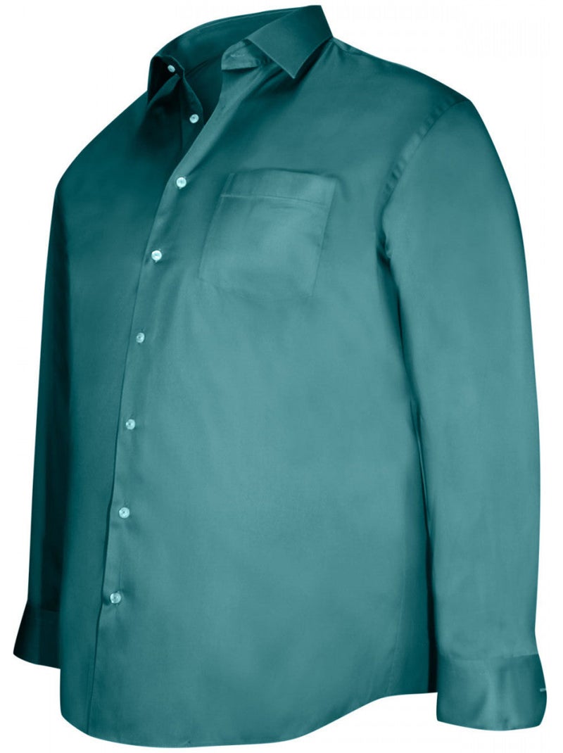 Chemise homme grande taille en coton coupe droite STANLEY Doublissimo Vert - Kiabi