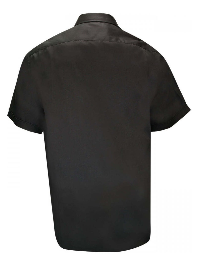 Chemise homme grande taille en popeline coupe droite DUNDEE Doublissimo Vert - Kiabi
