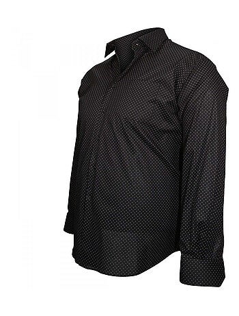 Chemise homme grande taille fantaisie coupe droite PRINT Doublissimo