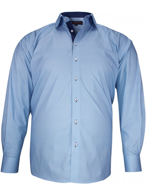 Chemise homme grande taille grande taille à tissu imprimé coupe droite NOTOBLU Doublissimo - Kiabi Chemise homme grande taille grande taille à tissu imprimé coupe droite NOTOBLU Doublissimo - Kiabi