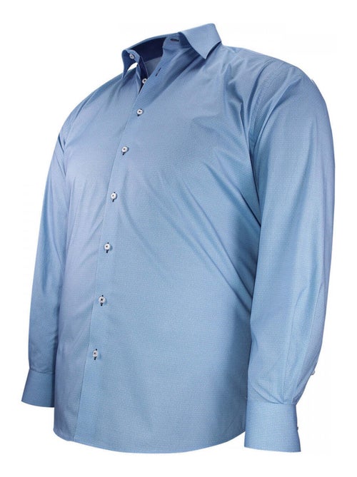 Chemise homme grande taille grande taille à tissu imprimé coupe droite NOTOBLU Doublissimo - Kiabi Chemise homme grande taille grande taille à tissu imprimé coupe droite NOTOBLU Doublissimo - Kiabi
