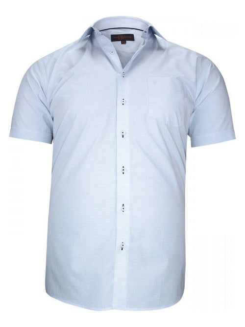 Chemise homme grande taille grande taille à tissu uni texturé coupe droite TONOTONA Doublissimo - Kiabi