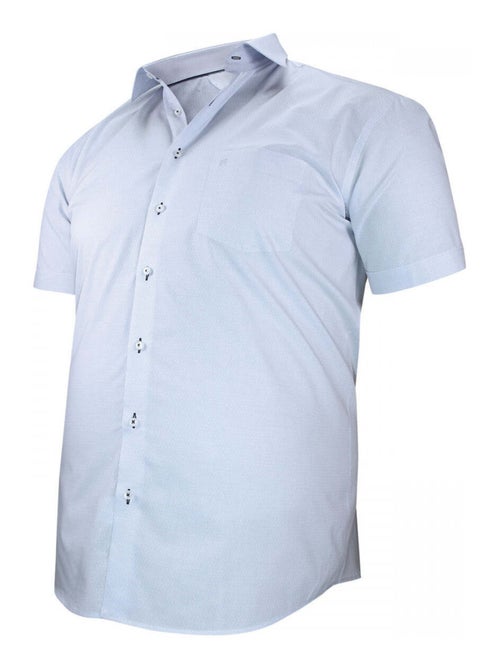 Chemise homme grande taille grande taille à tissu uni texturé coupe droite TONOTONA Doublissimo - Kiabi