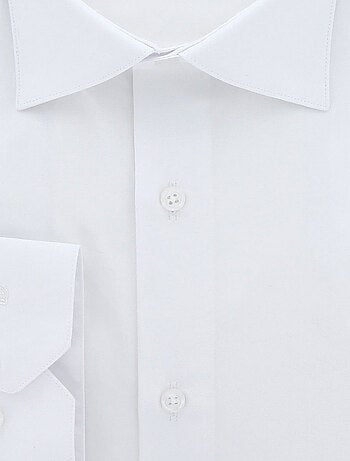 Chemise homme grande taille grande taille classique tissu uni coupe droite classimo doublissimo