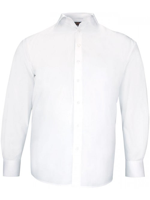 Chemise homme grande taille grande taille classique tissu uni coupe droite CLASSIMO Doublissimo - Kiabi Chemise homme grande taille grande taille classique tissu uni coupe droite CLASSIMO Doublissimo - Kiabi