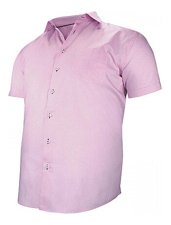 Chemise homme grande taille grande taille unie coupe droite BELAROSA Doublissimo