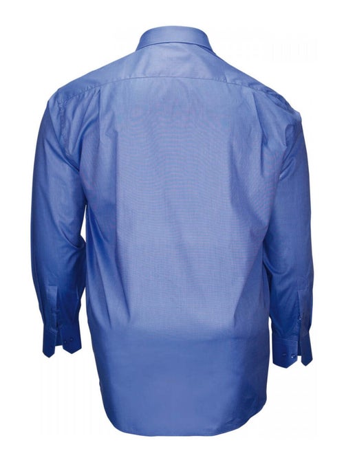 Chemise homme grande taille haut de gamme coupe droite LONDON Doublissimo Bleu foncé , 47,48 3XL - Kiabi