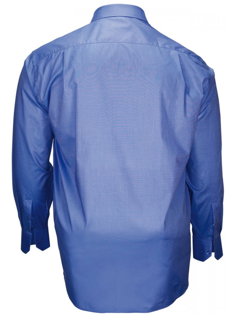 Chemise homme grande taille haut de gamme coupe droite LONDON Doublissimo Bleu foncé , 47,48 3XL Bleu - Kiabi
