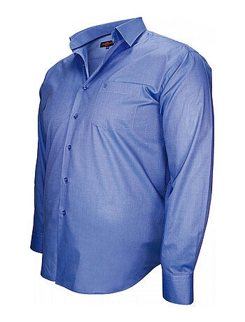 Chemise homme grande taille haut de gamme coupe droite LONDON Doublissimo